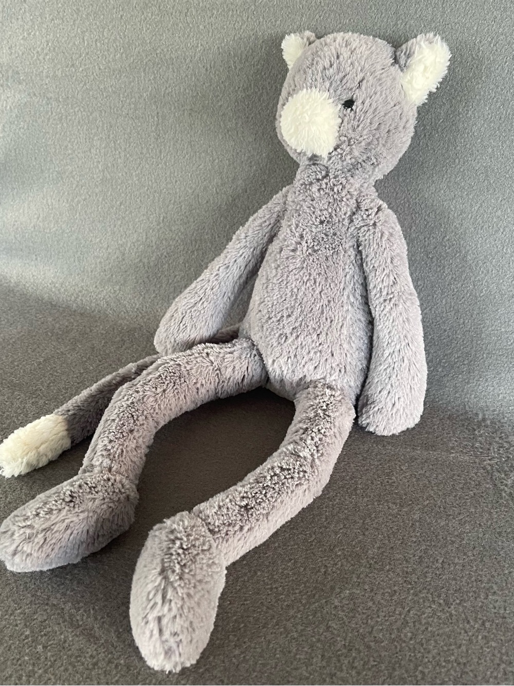 Jellycat Pitterpat Grey Kitty Cat Plush RARE 16" Large Retired HTF Stuffed Anima - Picture 11 of 16